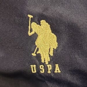 US Polo  Assoc blue & white jacket  Size XXL Child